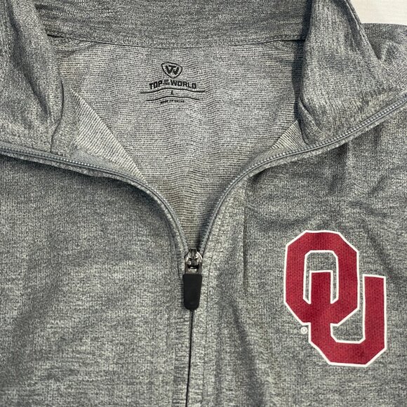 Top of the World Other - Oklahoma Sooners Top Of The World 1/2 Zip Pullover Jacket